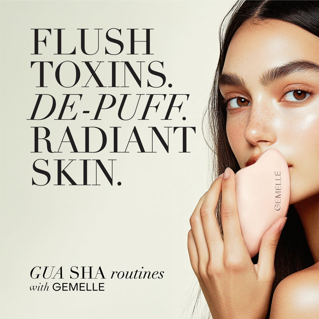 GEMELLE Lymphatic Gua Sha Face Oil – 10x Award-Winner for Detox, Hydration & Sculpt | 30ml