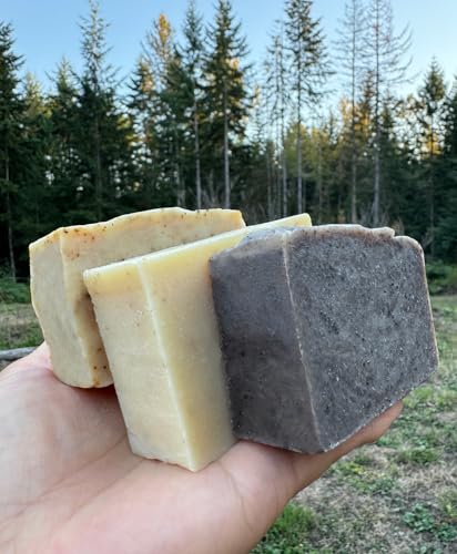 GemTii Three Pack Avocado Aloe, Gromwell Lavender & Rosemary Tea Soap Bars | Premium Cold Processed Handcrafted in USA