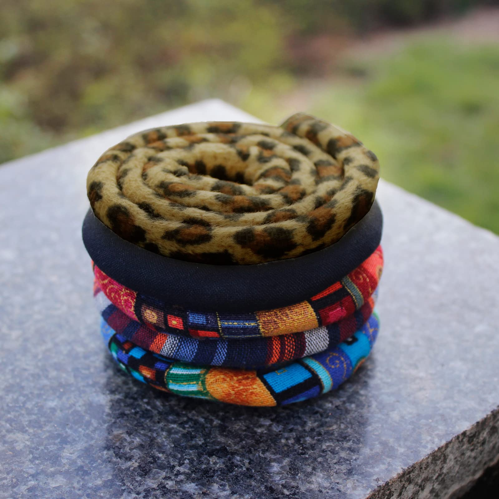 General Spiral Lock Hair Tie for Dreadlocks | Bendable, Secure Ponytail Holders for Thick Hair