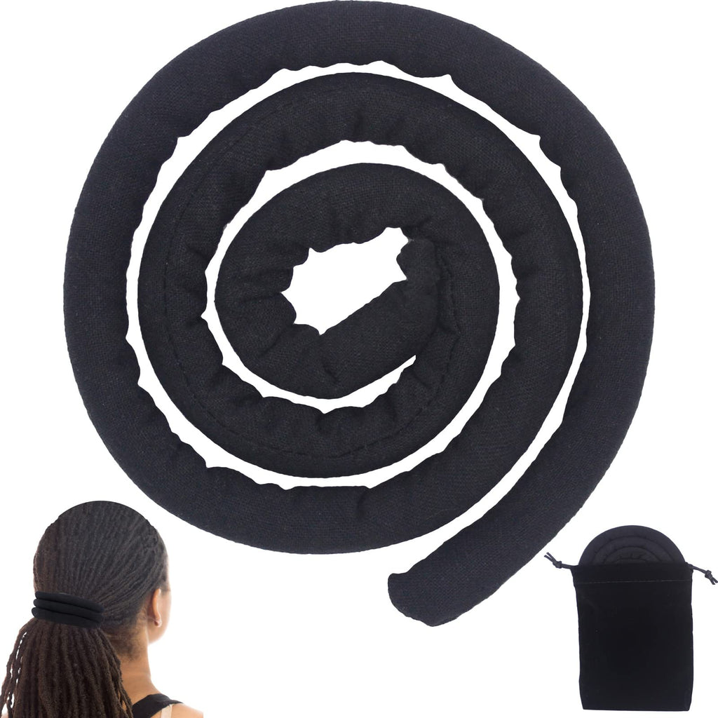 General Spiral Lock Hair Tie for Dreadlocks | Bendable, Secure Ponytail Holders for Thick Hair