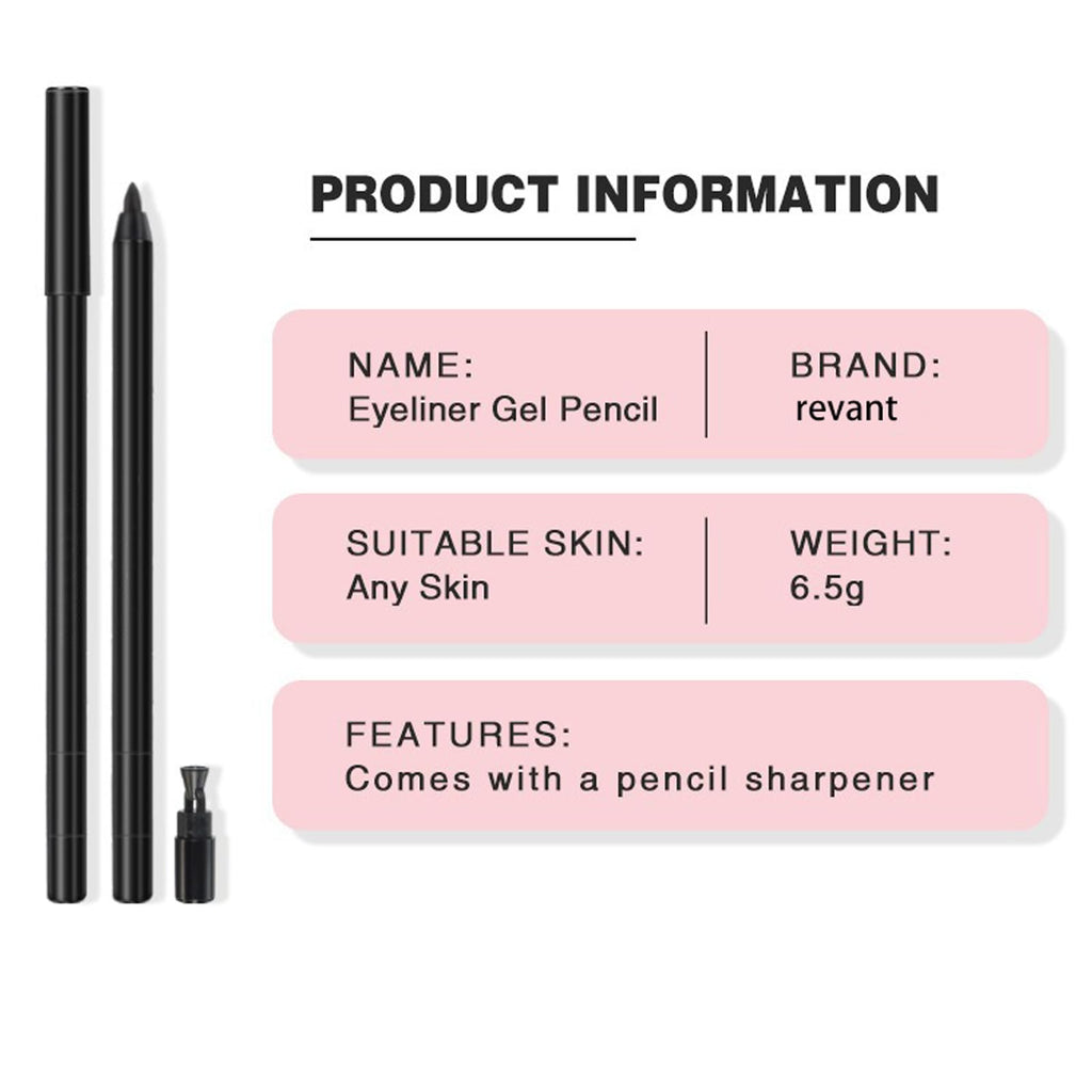 Generic Beauty Gel Eyeliner for Mature Eyes | Round-Tip, Waterproof & Smudge-Proof Brown
