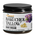 Beef Tallow Face Cream with 2% Bakuchiol Oil — Handmade, Non-Greasy Anti-Aging Moisturizer