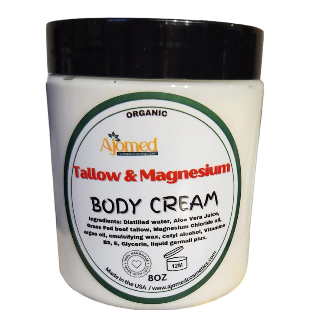Beef Tallow & Magnesium Body Butter – Grass-Fed, Handmade Moisturizer | Generic
