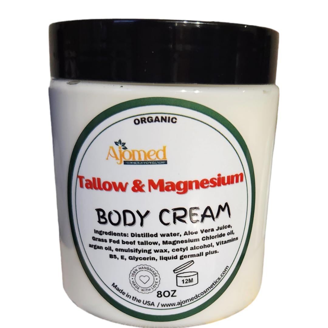 Beef Tallow & Magnesium Body Butter – Grass-Fed, Handmade Moisturizer | Generic