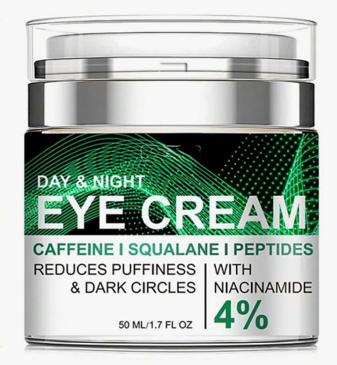 Caffeine Eye Cream for Puffiness & Dark Circles | 1.7 fl oz | Generic