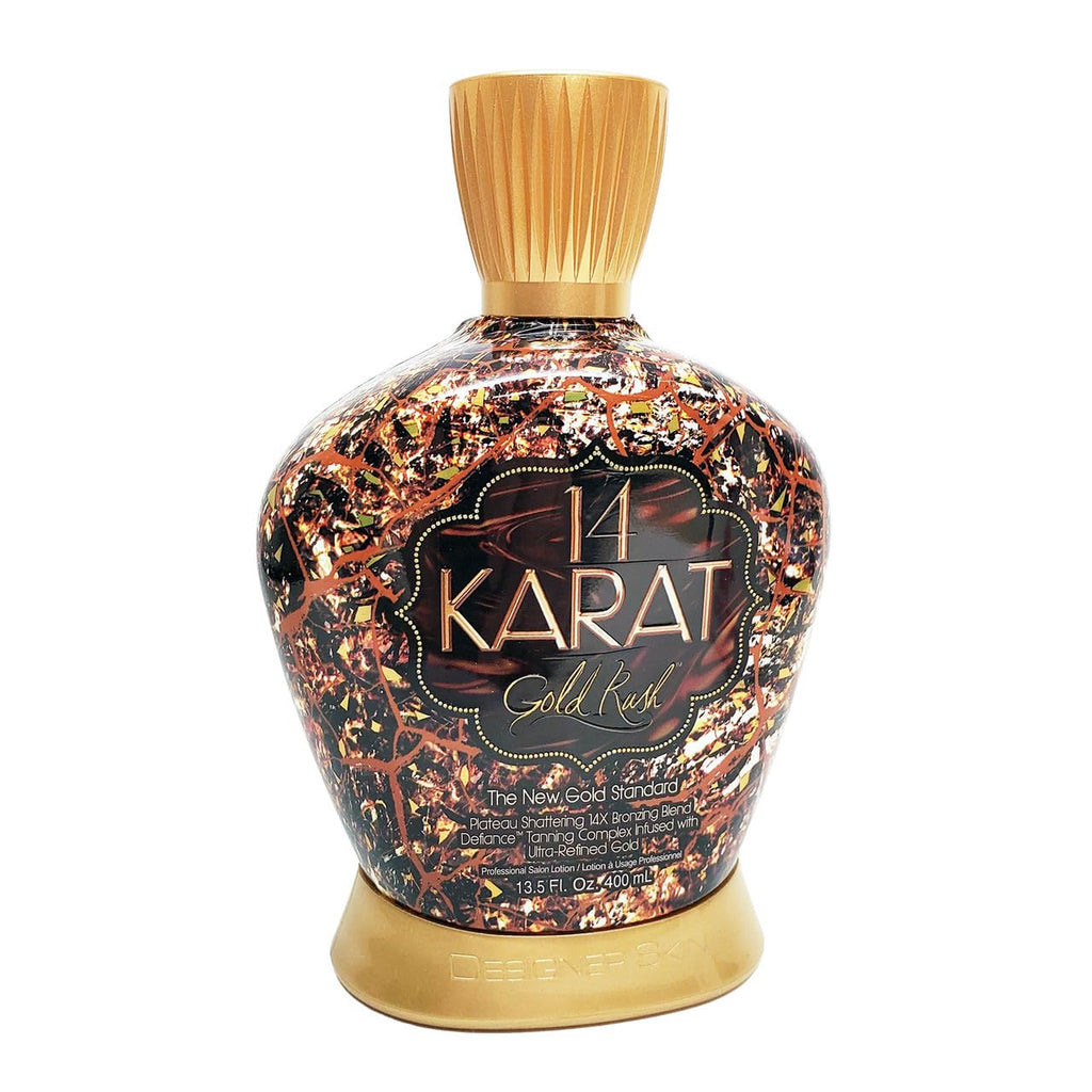 Designer Skin 14 Karat Gold Rush Bronzing Lotion – 13.5 fl oz | Deep, Long-Lasting Bronze