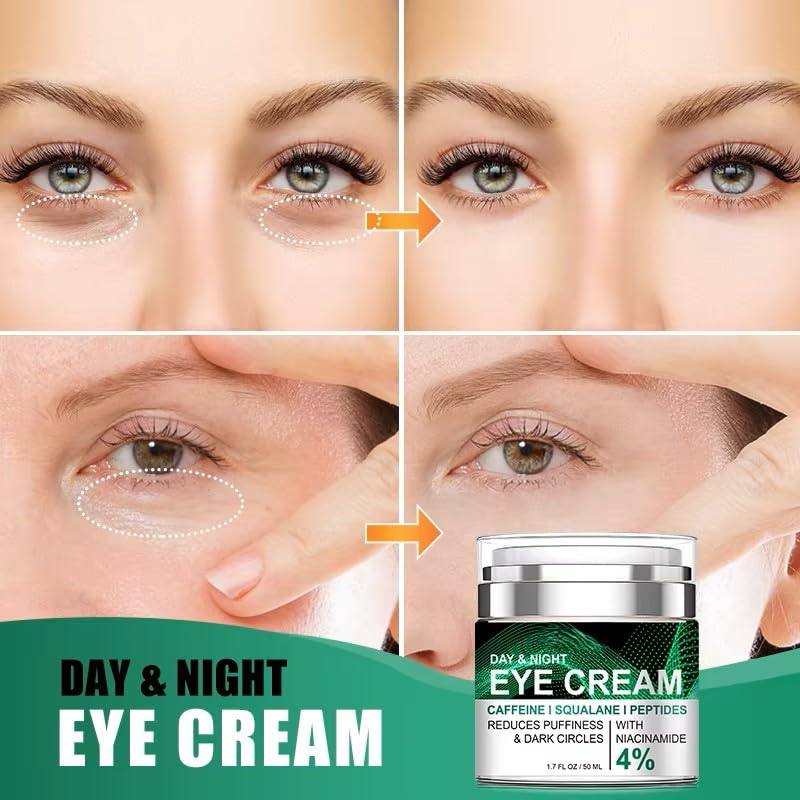 Caffeine Eye Cream for Puffiness & Dark Circles | 1.7 fl oz | Generic