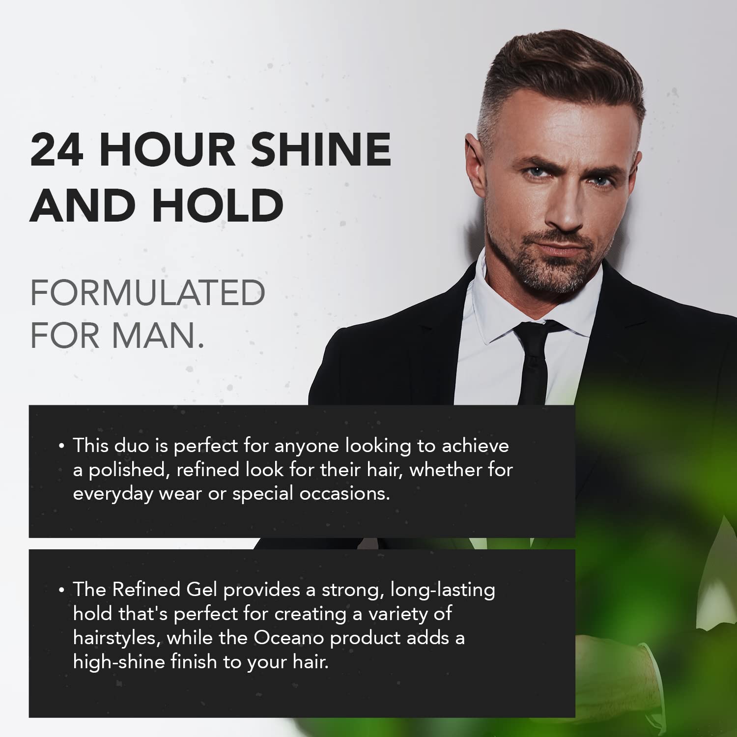 Gentlemen Republic Refined & Océano Hair Gel Duo Pack – 16oz