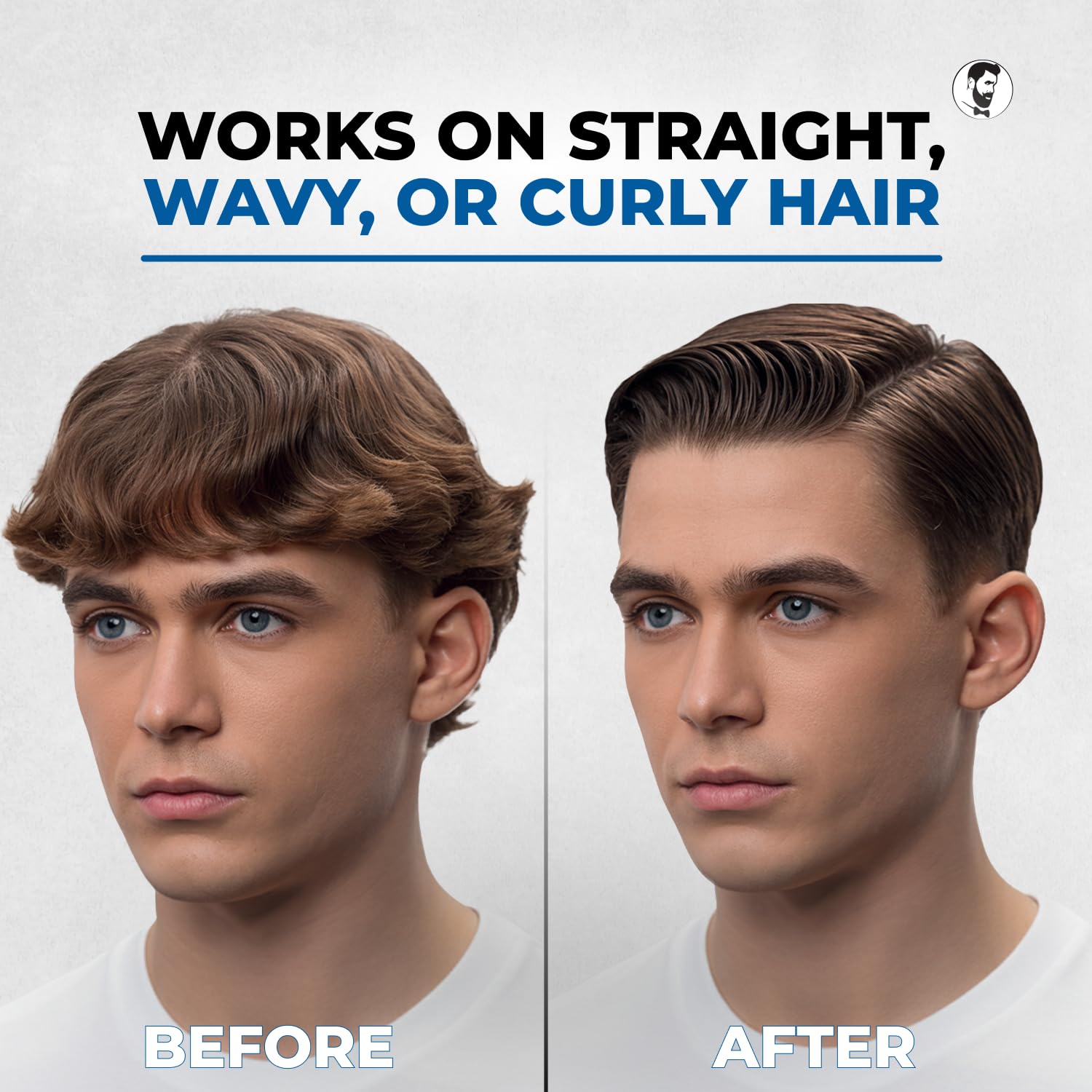 Gentlemen Republic Oceano Hair Gel 32oz Pump – Strong Hold, High Shine, Alcohol-Free, Made in USA