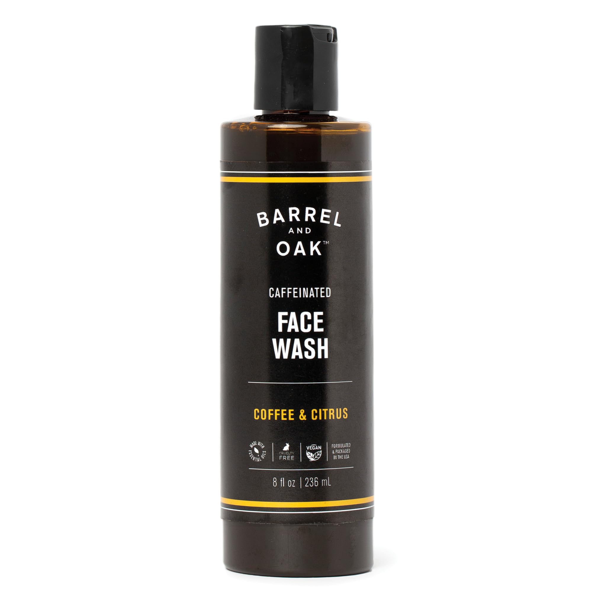 Barrel & Oak Caffeinated Coffee & Citrus Face Wash – Gentlemen's Hardware, 8 oz