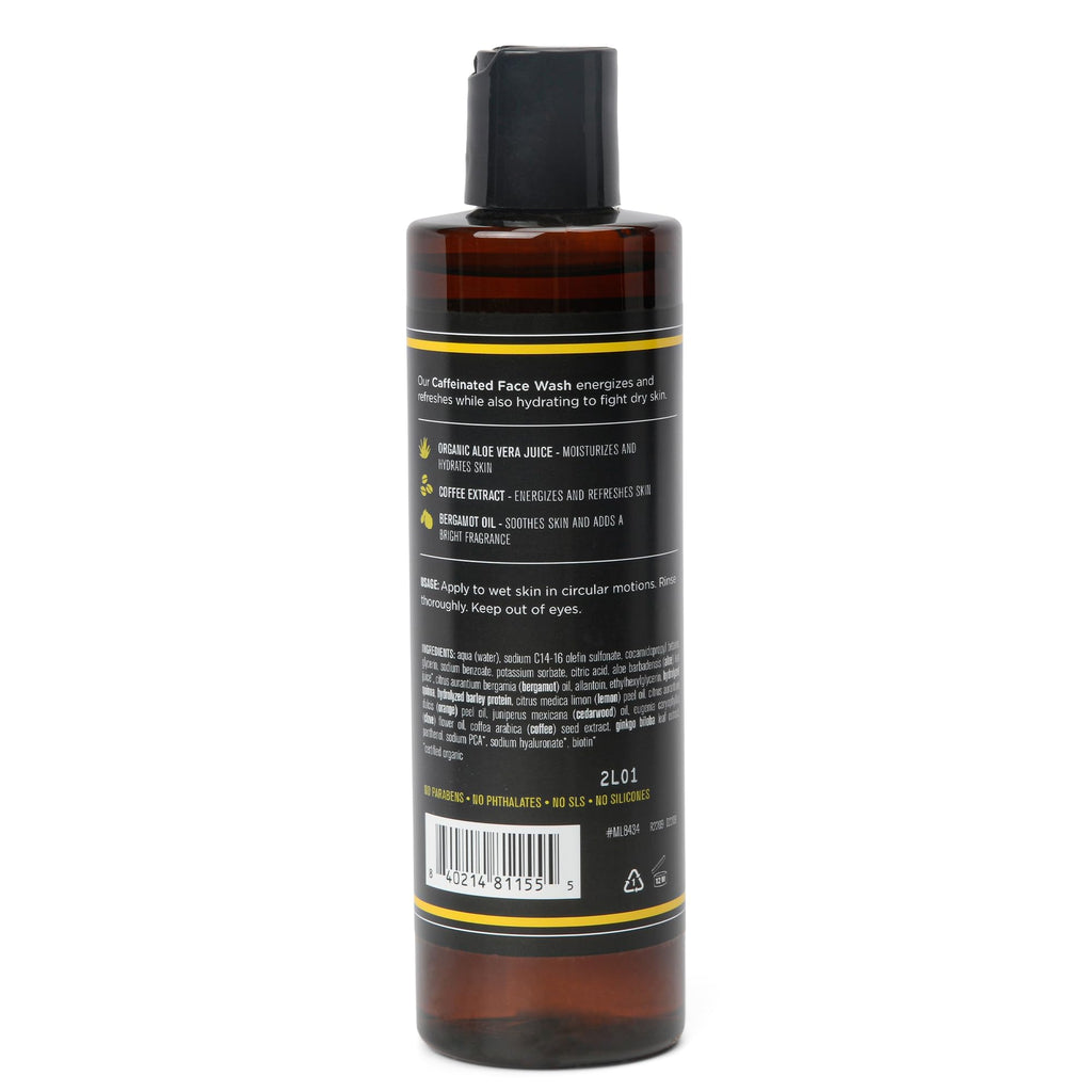 Barrel & Oak Caffeinated Coffee & Citrus Face Wash – Gentlemen's Hardware, 8 oz