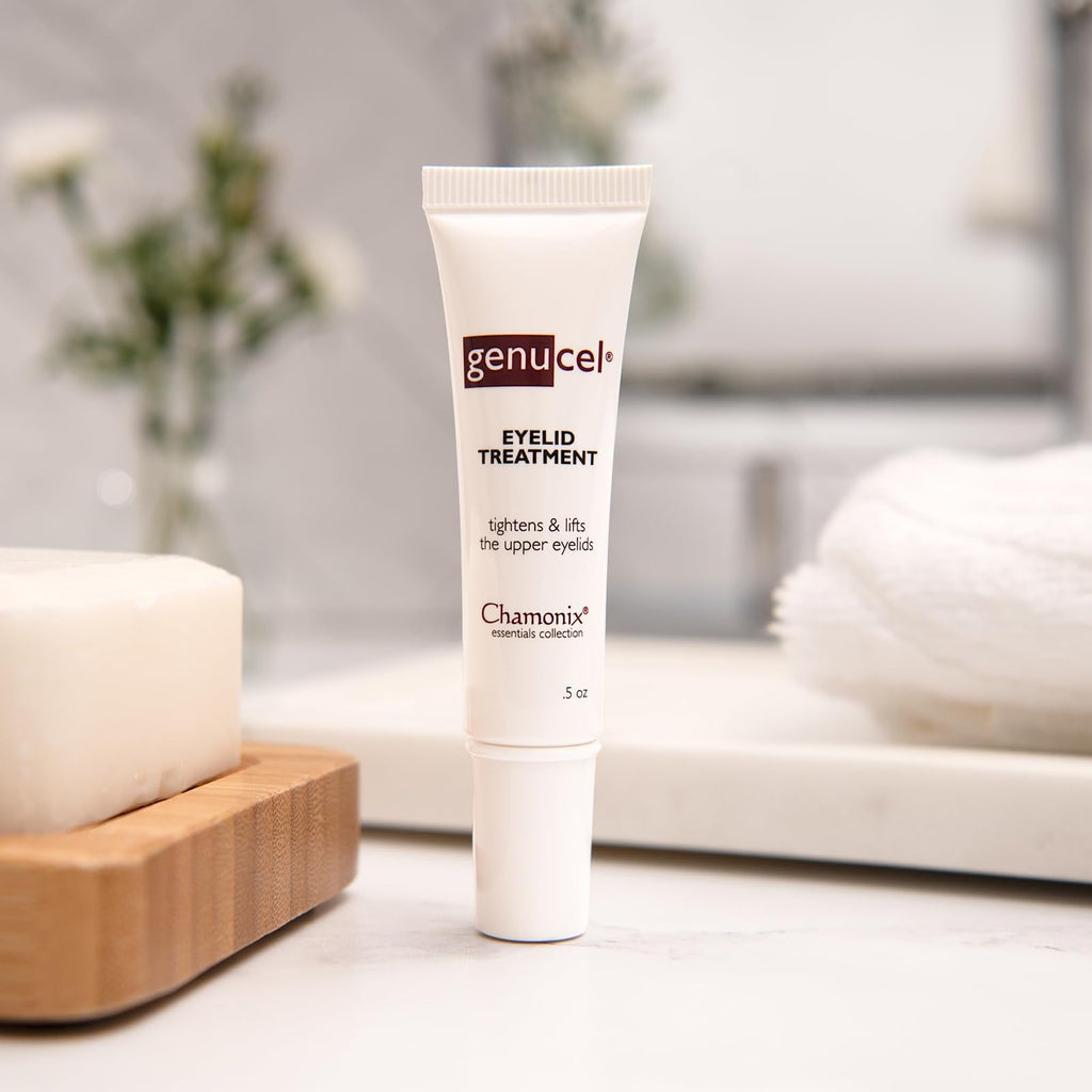 Genucel Eyelid Cream – Firming & Hydrating Upper-Eye Serum, 0.5 fl oz