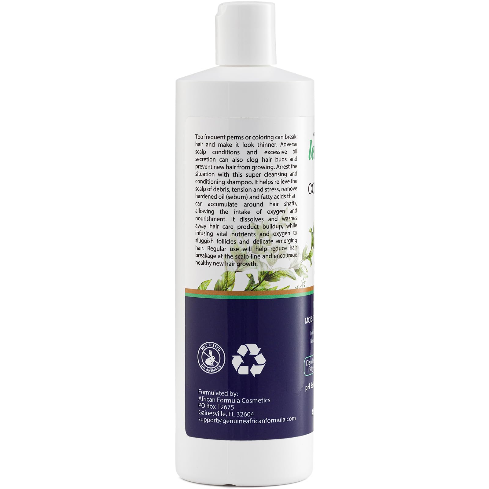 Genuine African Formula Let-It-Grow Shampoo 16oz – Deep Cleansing & Nourishing Conditioning