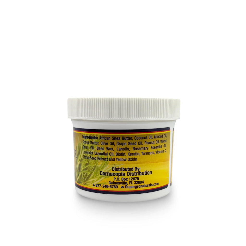 Genuine African Formula Shea Butter Super-Lite Hair Grease – 4oz (118 ml) | Moisturizing & Conditioning