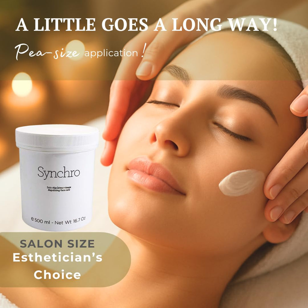 Gernetic Synchro Cream Regulating Face Care – All Skin Types, 500ml Salon Size