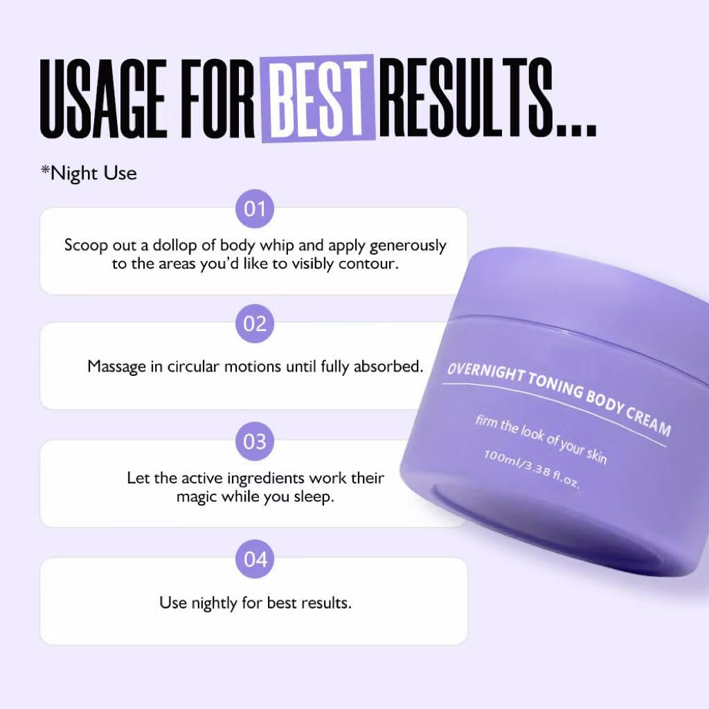 Get Dream Overnight Toning Whip — Nightly Body Firming Cream for All Skin Types