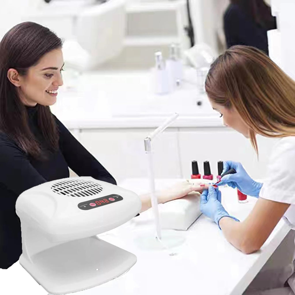 GGAIFbp Nail Dryer 300W 2-in-1 with Auto Sensor – Hot & Cold Air for Salon and Home
