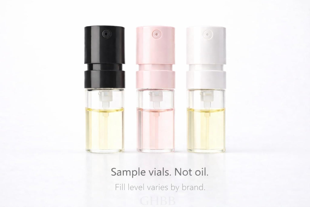 GHBB Women's Designer Perfume Sampler Set - 15 Fragrance Vials