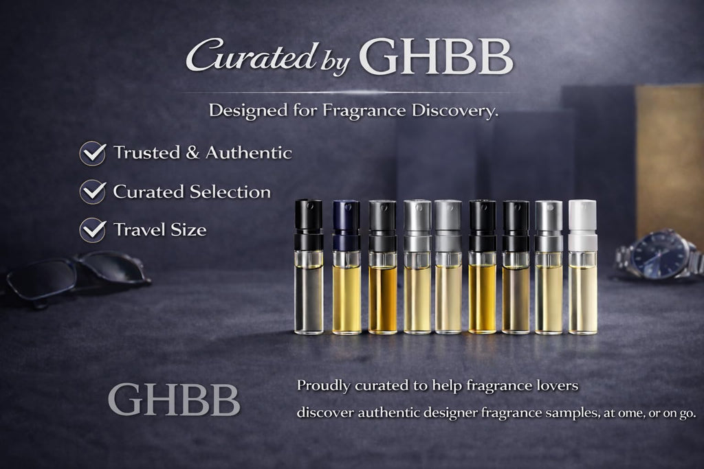 GHBB Cologne 11 Designer Sample Vial Set for Men | Discovery & Travel-Ready Fragrance Sampler