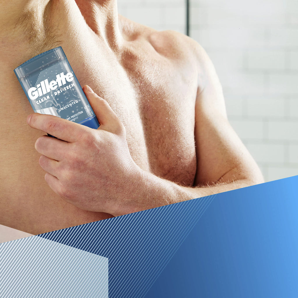 Gillette Clear + Dri-Tech Cool Wave Anti-Perspirant Deodorant (2) | Gel Formula, Dry Finish & Fresh Scent