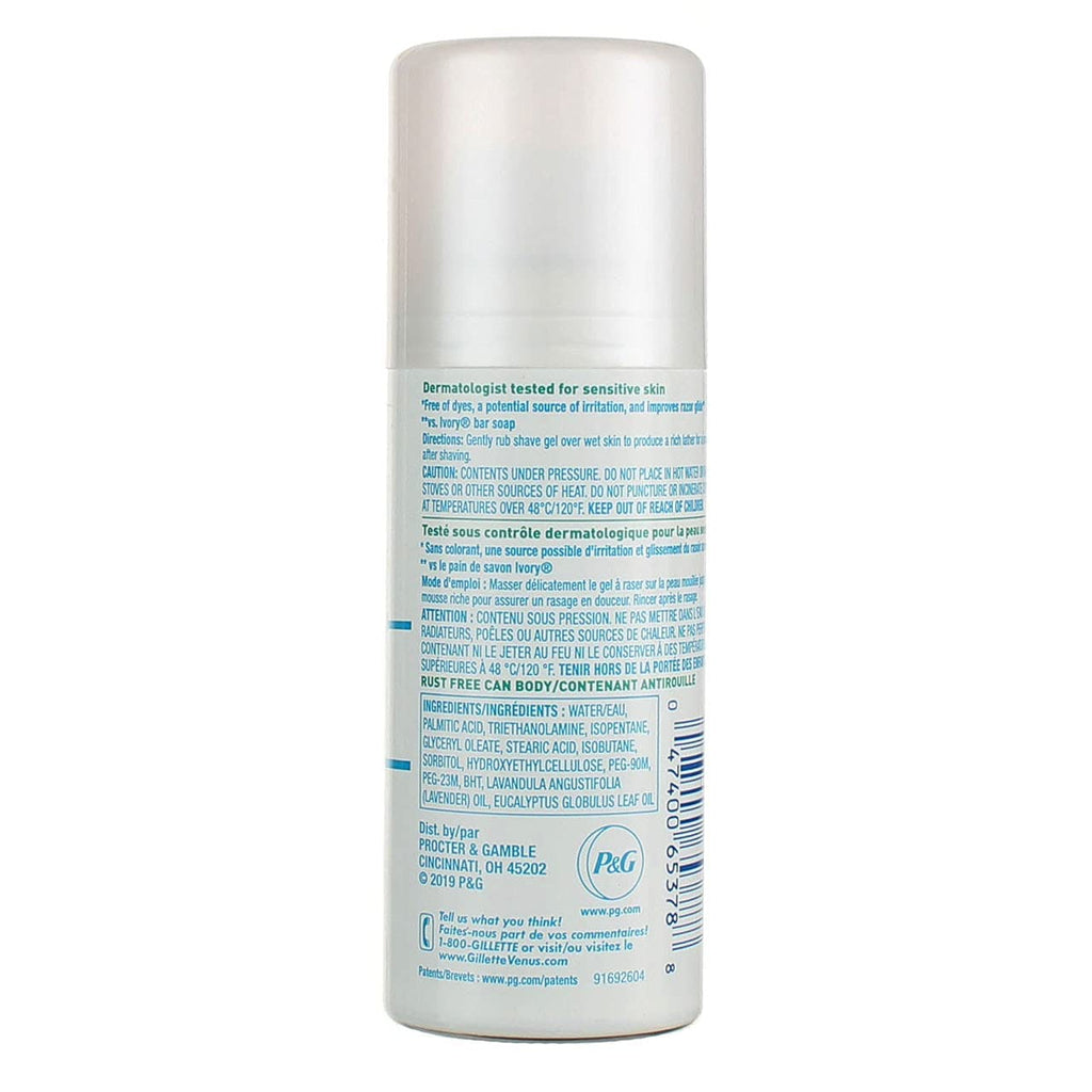 Gillette Satin Care Ultra Sensitive Shave Gel – Irritation Defense, 2.5 oz