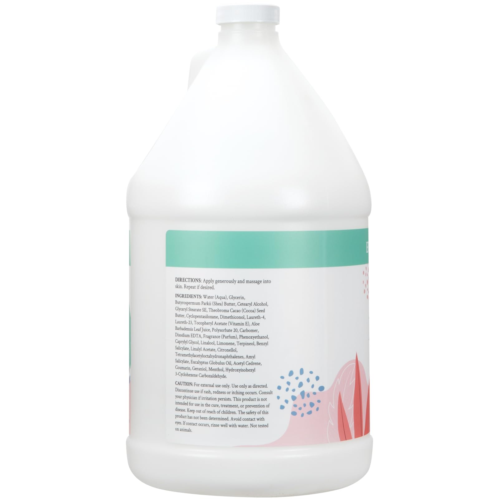 Ginger Lily Farms Botanicals Soothing Butter Lotion – Eucalyptus Tranquility, 100% Vegan & Cruelty-Free, 1 Gallon Refill