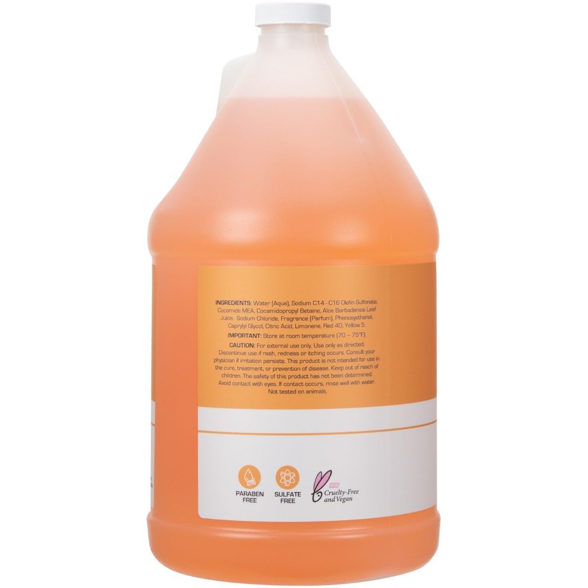 Ginger Lily Farms Club Conditioning Hand Soap Refill – 1 Gallon, Vegan & Cruelty-Free, Citrus