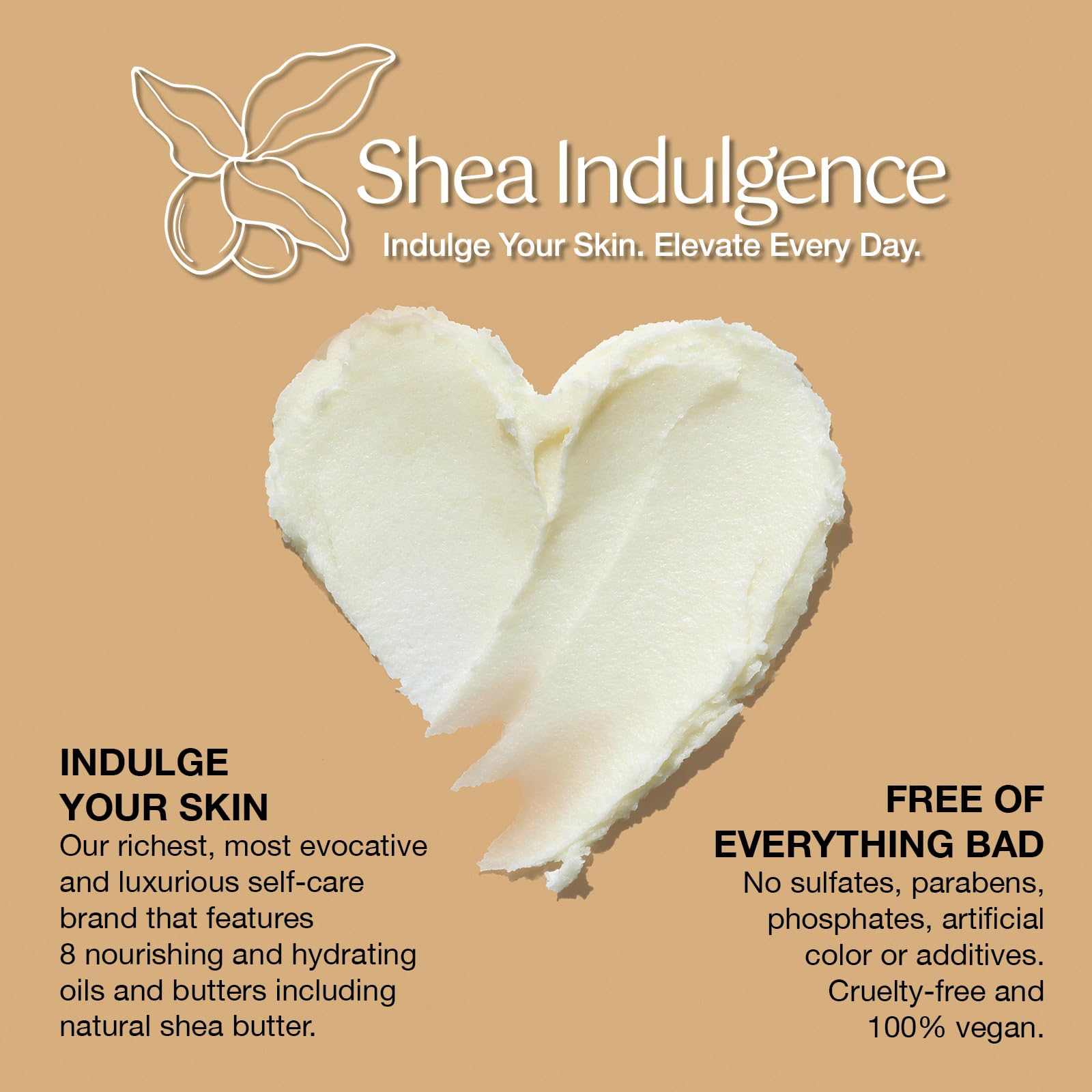 Ginger Lily Farms Shea Indulgence 24H Deep Hydration Body Lotion – Vanilla Sugar Bliss, 1 Gallon Refill