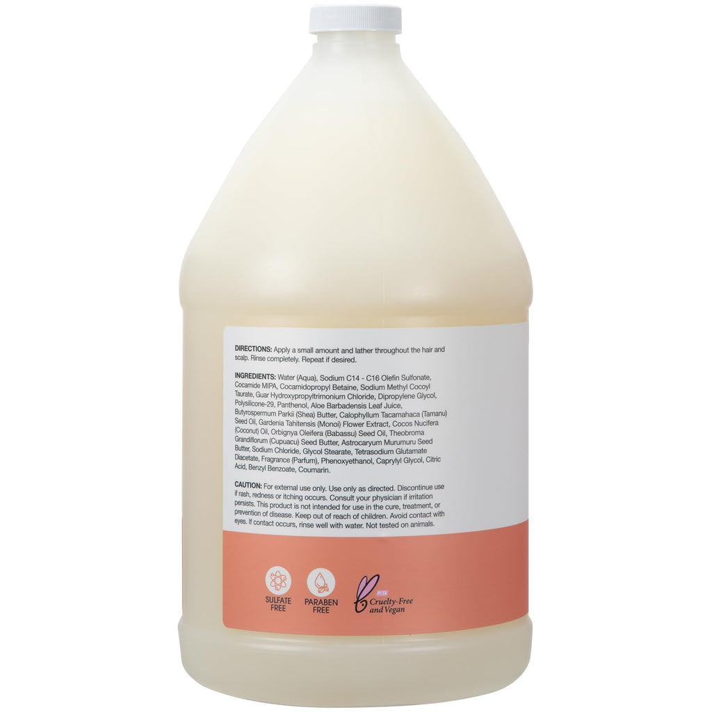 Ginger Lily Farms Salon Formula FrizzFreeze Pro Anti-Frizz Shampoo – 1 Gallon Refill, Vegan & Cruelty-Free