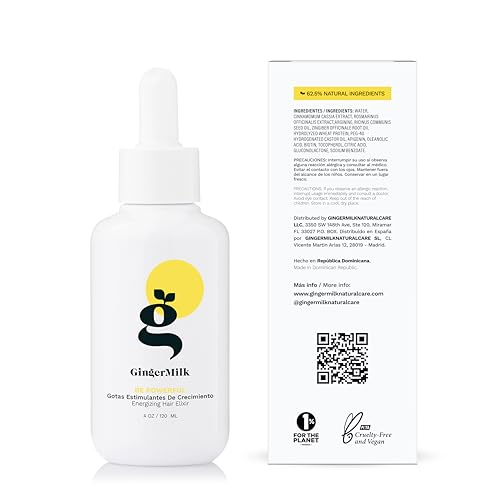 Ginger Root Extract | Growth-Stimulating Drops & Hair Loss Control | Be Powerful Serum (4 oz)
