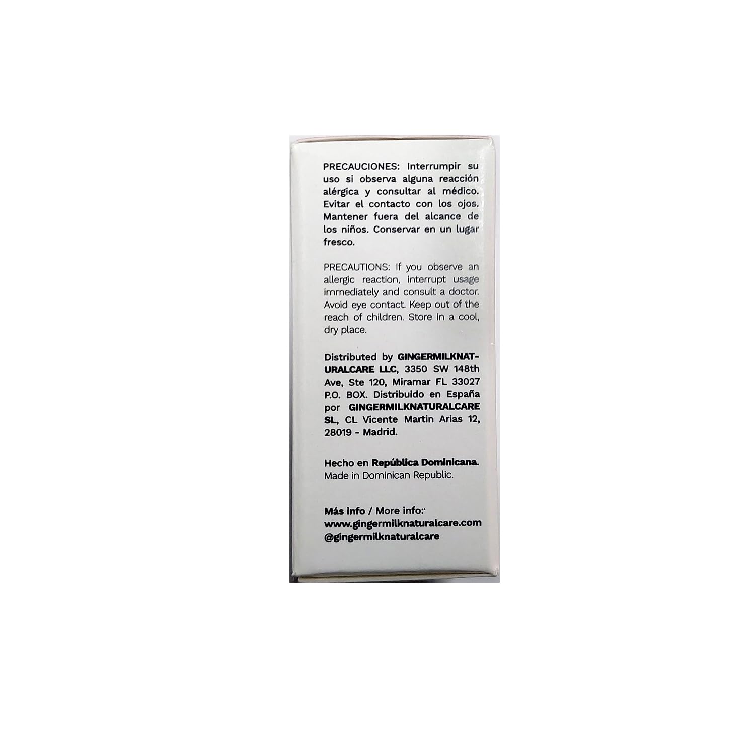 GINGER MILK Nutritive Hair Treatment Ampoule | BE GENEROUS | Pack of 3 x 0.5 fl oz