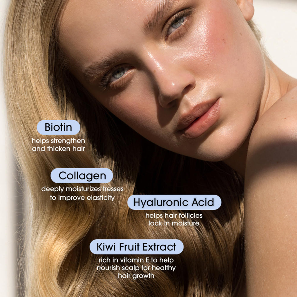 GIOVANNI Biotin & Collagen Hair Serum – Strengthen, Smooth & Style | Vegan & Cruelty-Free
