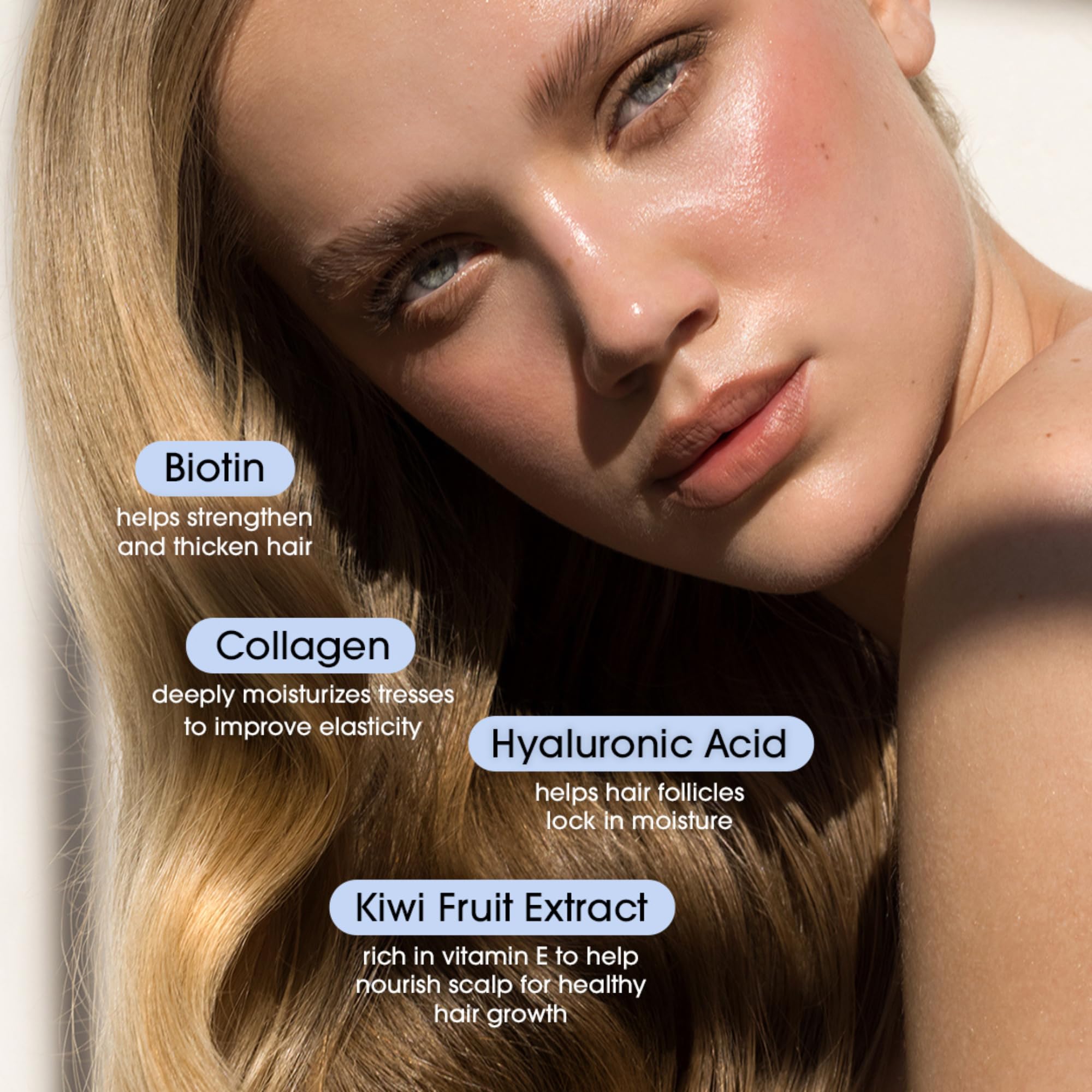 GIOVANNI Biotin & Collagen Hair Serum – Strengthen, Smooth & Style | Vegan & Cruelty-Free