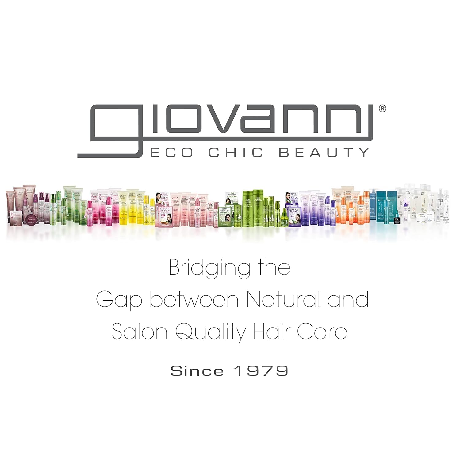 GIOVANNI Eco Chic Frizz Be Gone – Super Smoothing Anti-Frizz Hair Serum, Color-Safe & Shine-Boosting | 2.75 oz