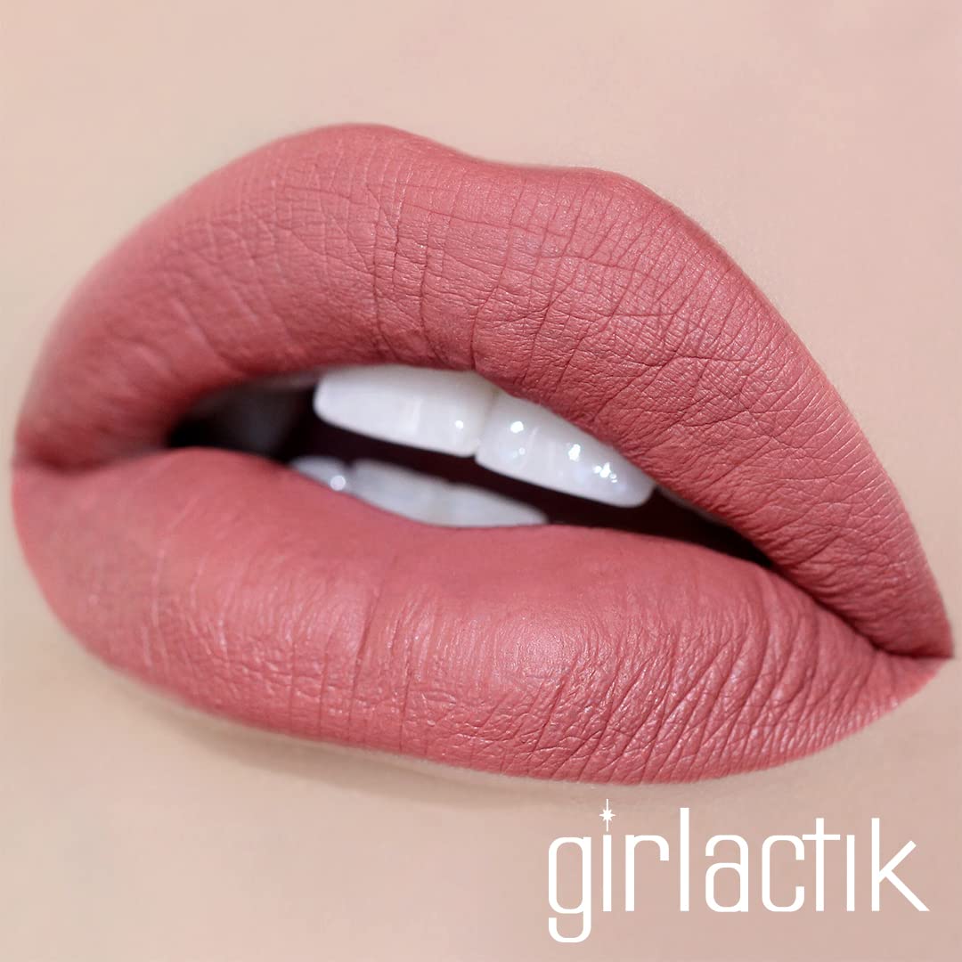 Girlactik Allure Matte Lip Paint – Long-Lasting, Lightweight Liquid Lipstick | 7.5 ml