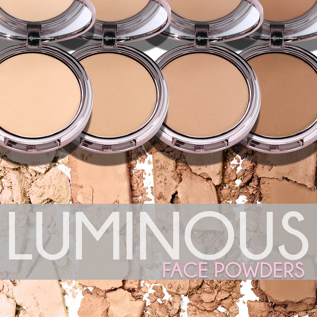 Girlactik Luminous Face Powder – Radiant Finish, Lightweight & Buildable (Medium) – Vegan, Cruelty-Free