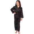 Daisy Dreamer Girls Satin Silk Pyjama Set Long Sleeve Button Down Sleepwear Luxurious
