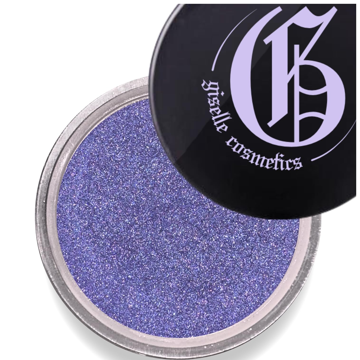 Giselle Cosmetics Blue Sapphire Loose Mineral Eyeshadow – Organic, Talc-Free, Purple Shimmer