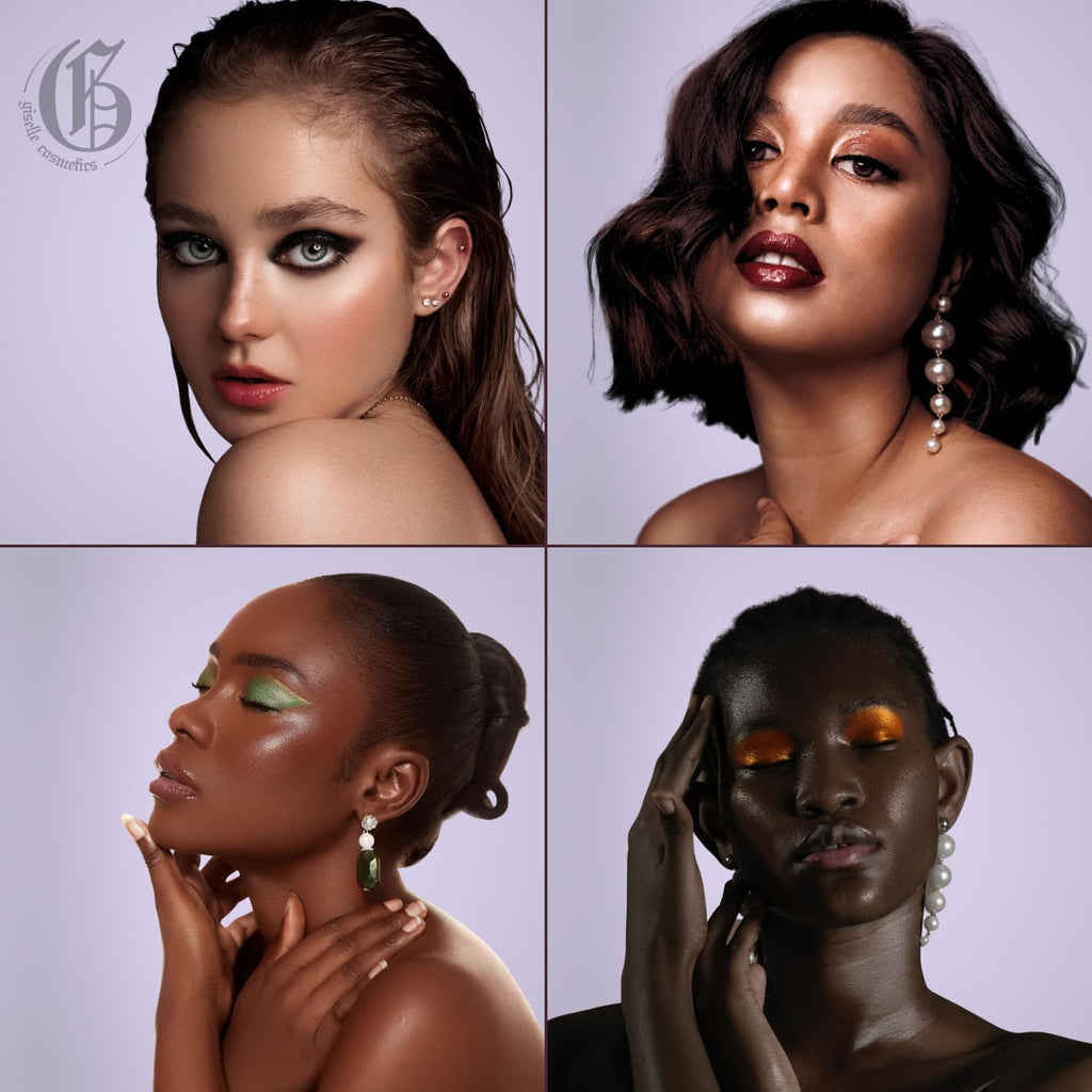 Giselle Cosmetics Crushed Diamond Tan Eye Shadow – Loose Glitter Mineral Palette