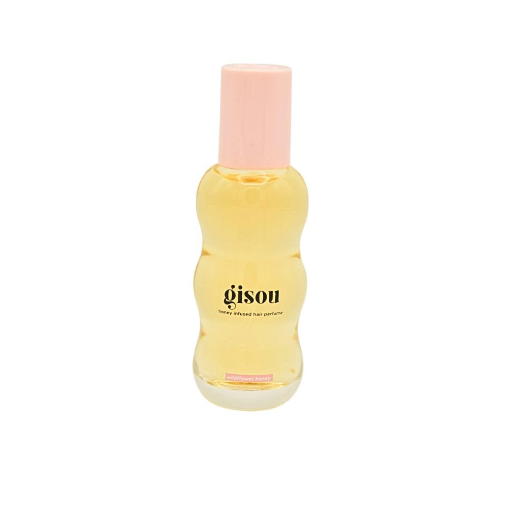 Gisou Glow All The Way: Hair & Lip Gift Set – Lip Oil, Hair Mask, Hair Oil & Perfume