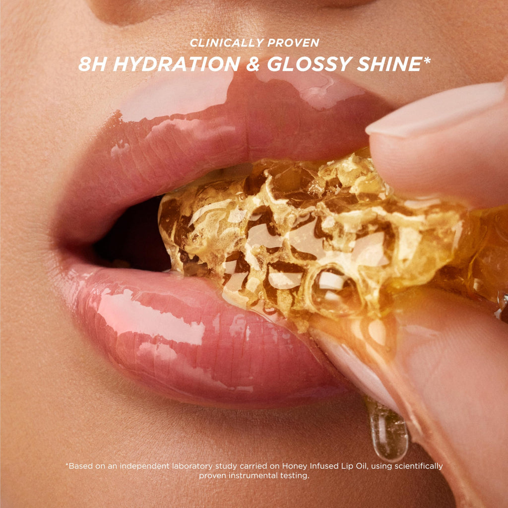 Gisou Honey Gloss Duo Travel Set: Mini Lip Oil & Hair Oil