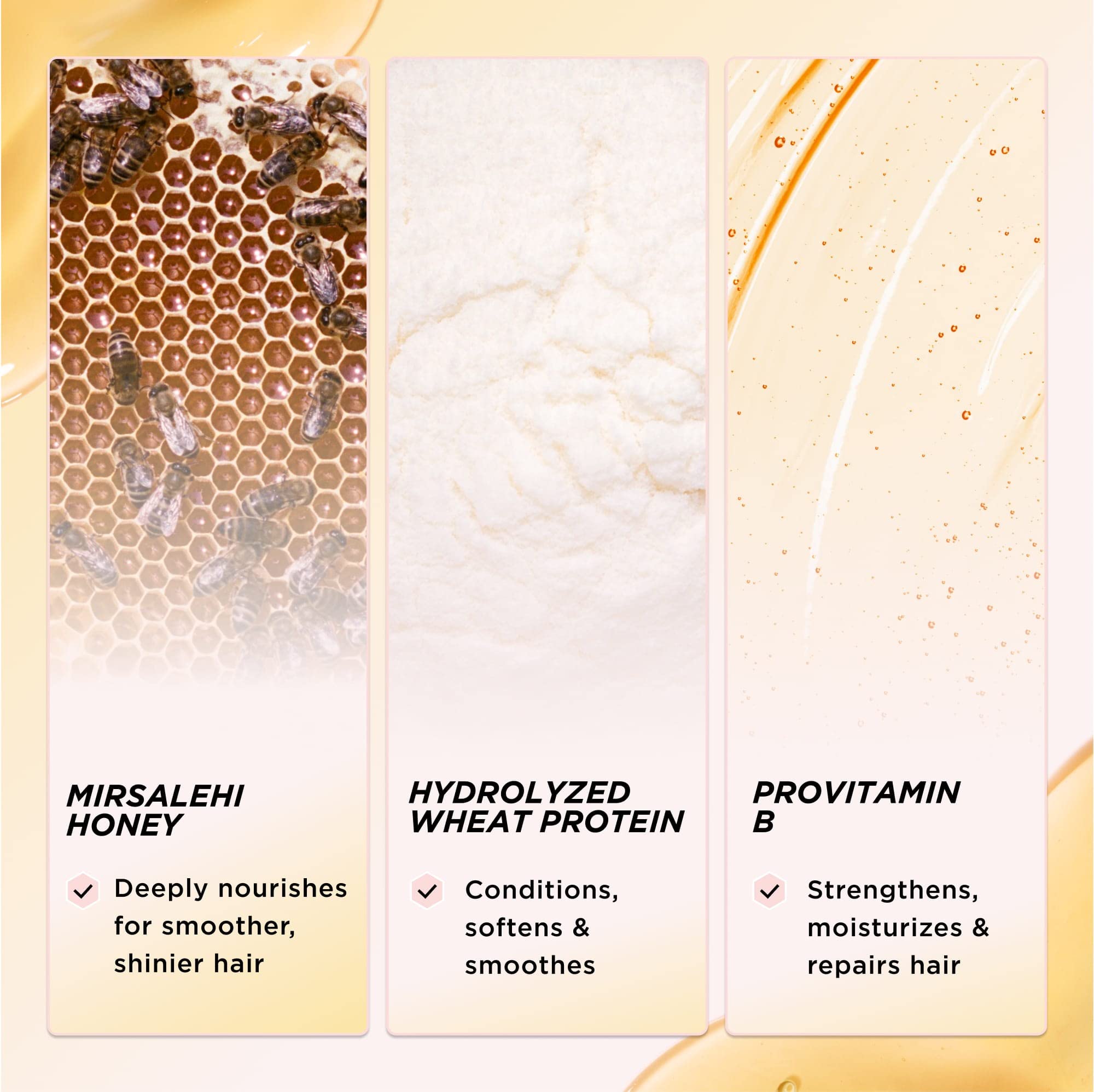 Gisou Honey Infused Hair Mask Travel Size — Hydration, Repair & Shine (2.5 fl oz)