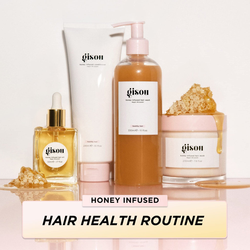 Gisou Honey Infused Hair Mask Travel Size — Hydration, Repair & Shine (2.5 fl oz)
