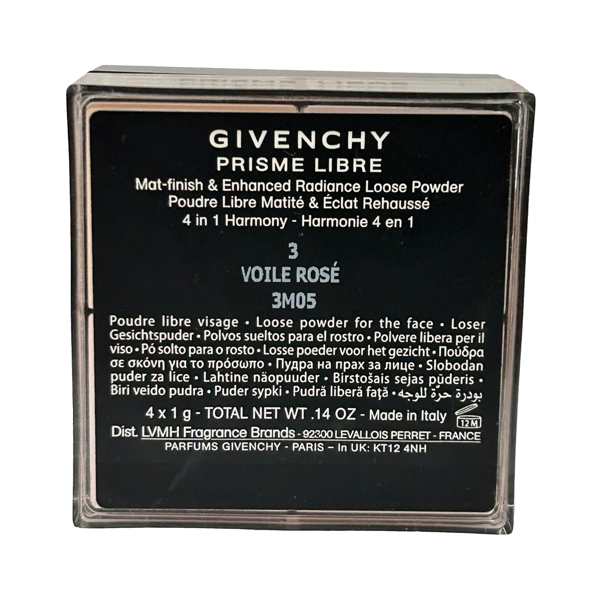Givenchy Prisme Libre Loose Powder – Mat-Finish 4x1g Voile Rose #3 (New, No Box)