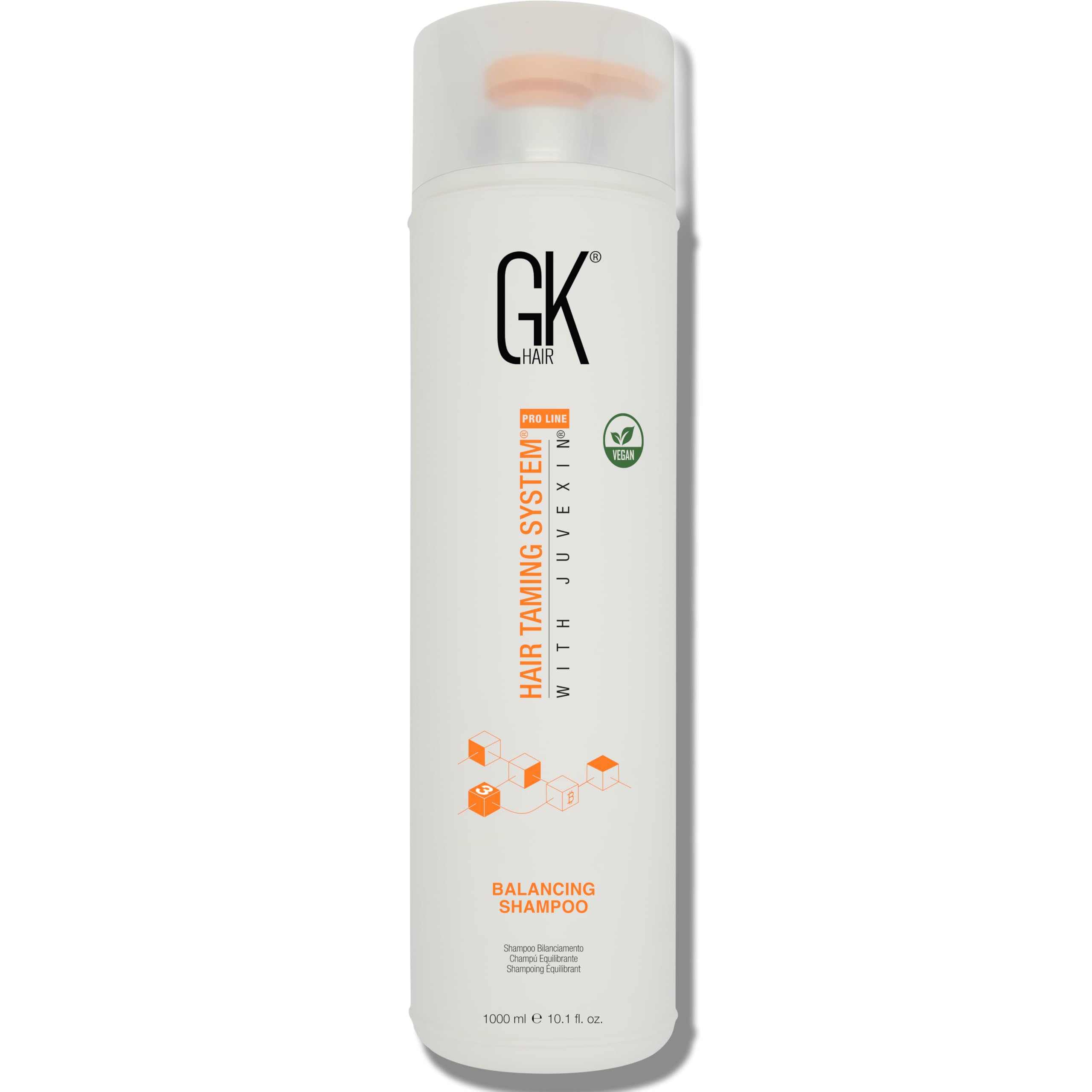 GK HAIR Balancing Shampoo – pH-Balanced Deep Cleanse, Sulfate & Paraben Free (33.8 oz)