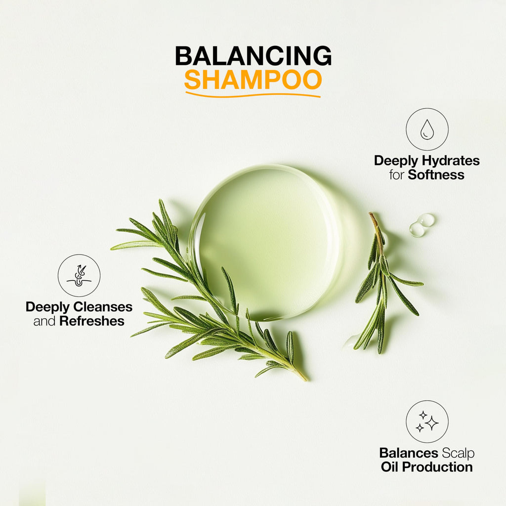 GK HAIR Balancing Shampoo – pH-Balanced Deep Cleanse, Sulfate & Paraben Free (33.8 oz)