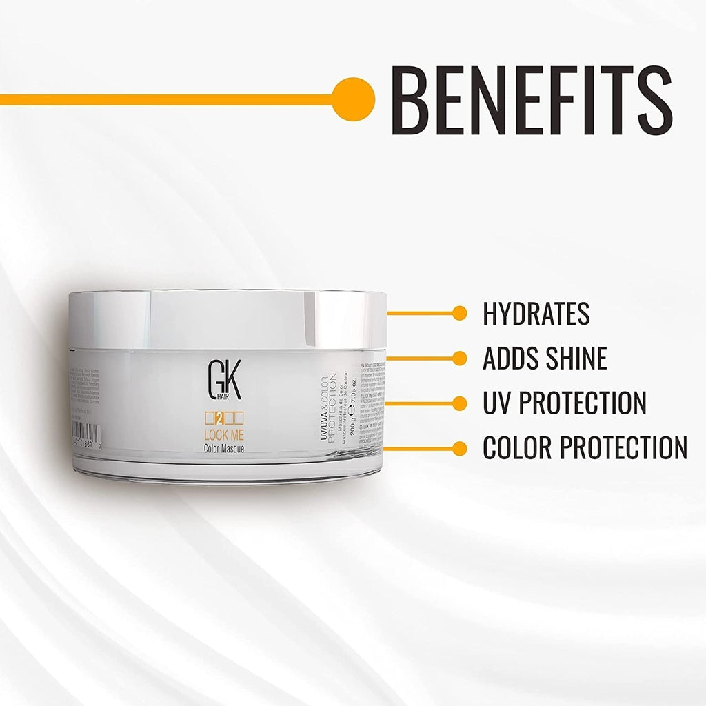GK HAIR Hair Masque – Lock Me Deep Conditioner for Color Protection (7.05 oz)