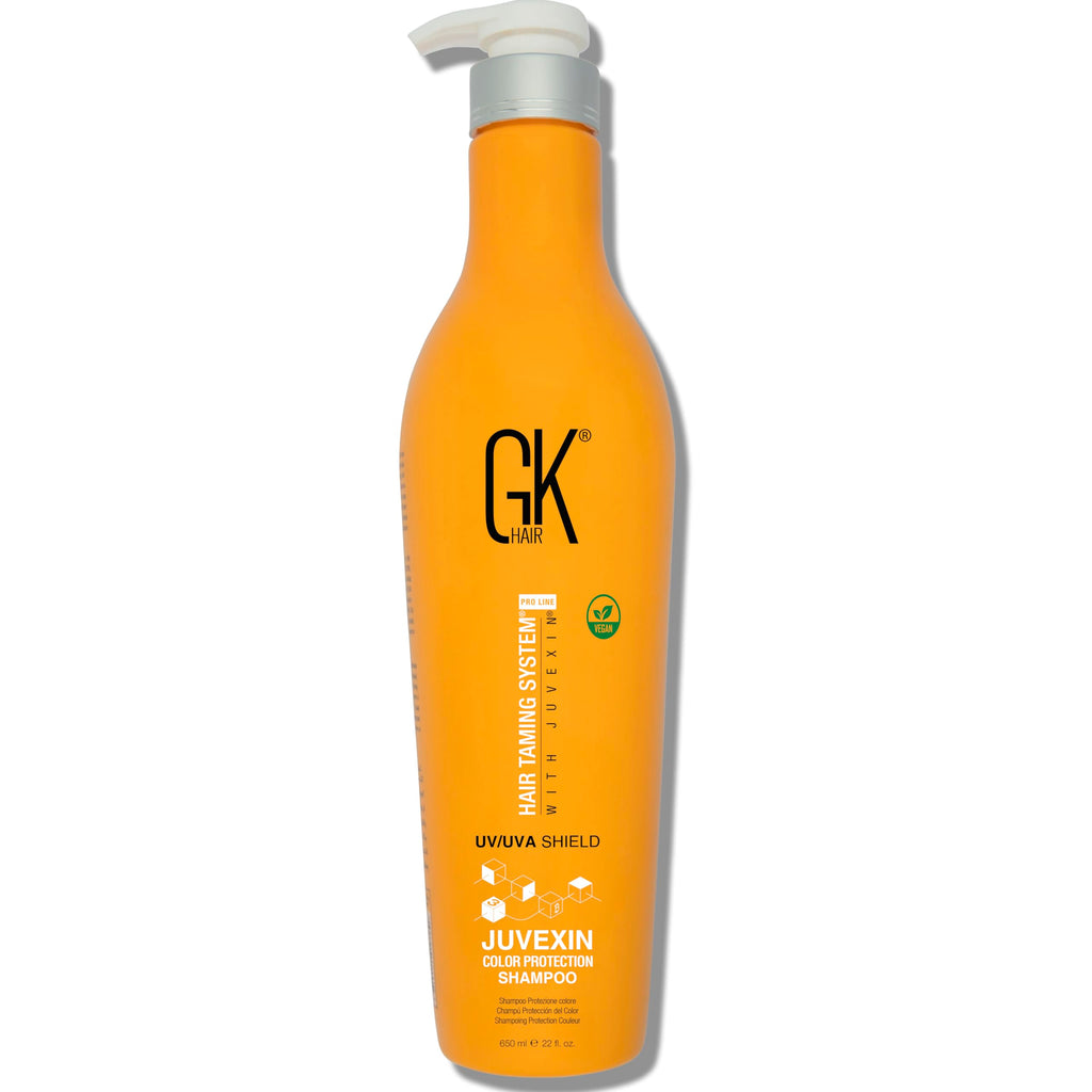 GK HAIR Shield Shampoo 22oz – Color Safe, UV Protection, Aloe Vera & Argan Oil | Vegan, Sulfate & Paraben Free