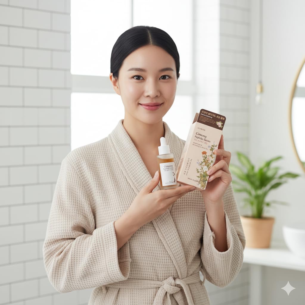 Glamfox Ginseng Peptide Serum – Korean Facial Serum for Dewy Skin