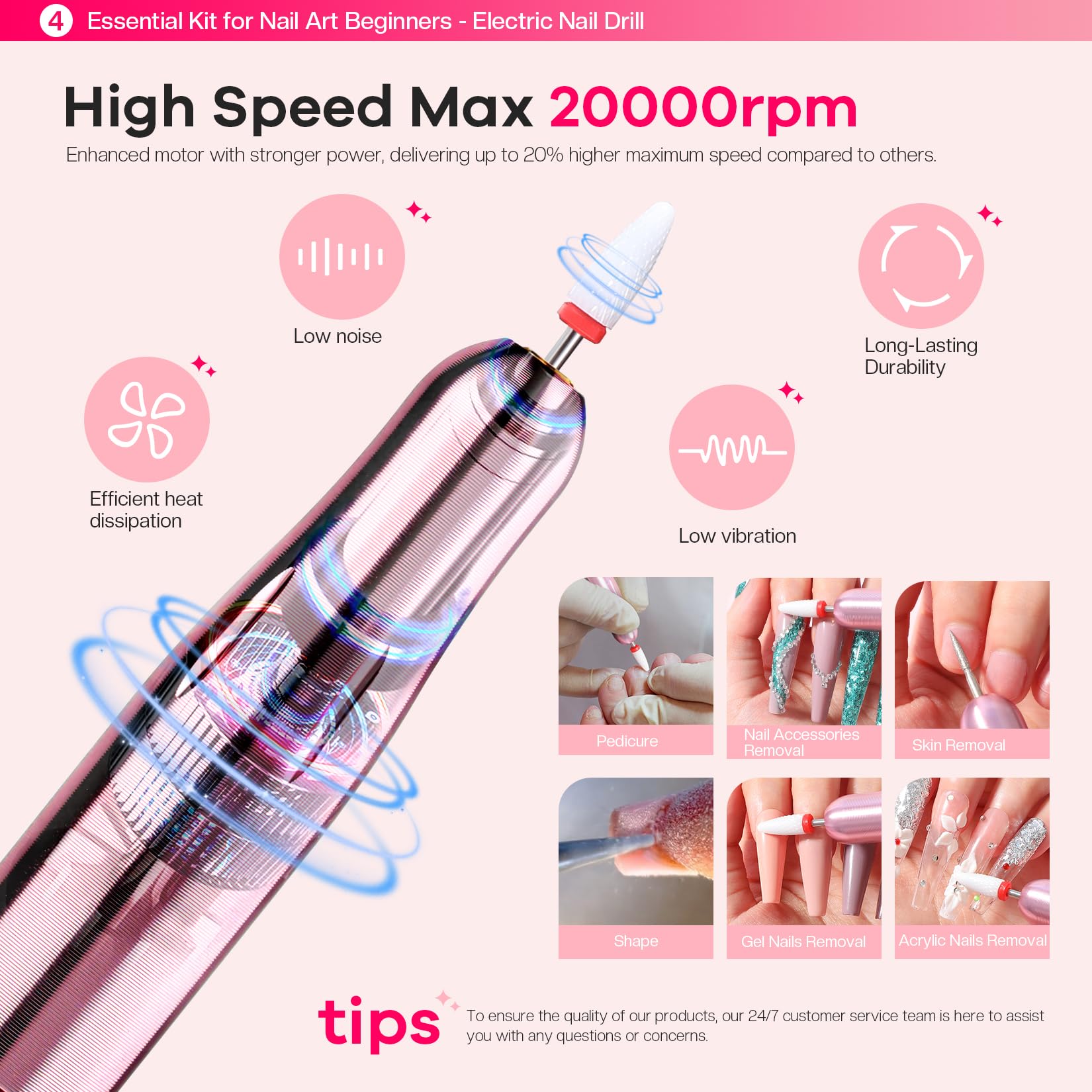 Glamonade Acrylic Nail Kit for Beginners | All-in-One Home Manicure Set